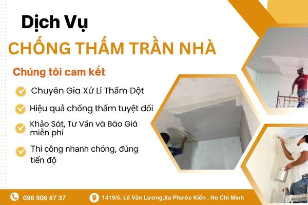 <p dir="ltr" style="text-align: center;" role="presentation"><span style="font-size: 14pt;"><strong>Chống Thấm Trần Nh&agrave;</strong></span></p>